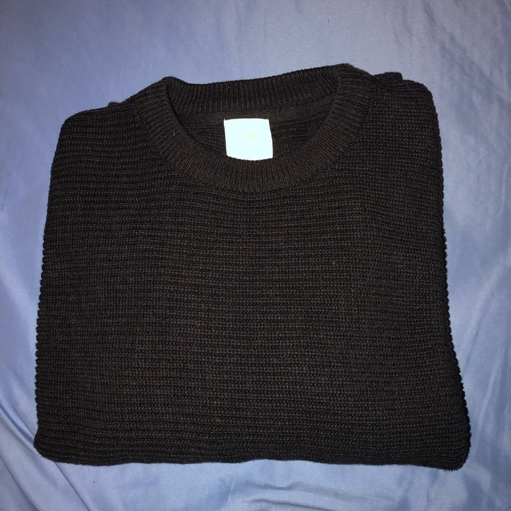 NWOT H&M Small Sweater Dark Grey - Slim